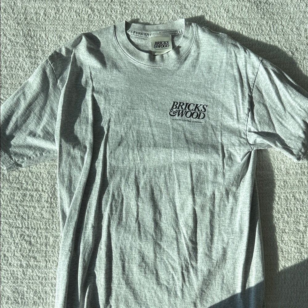 Bricks & Wood Heather Gray Short Sleeve Tee